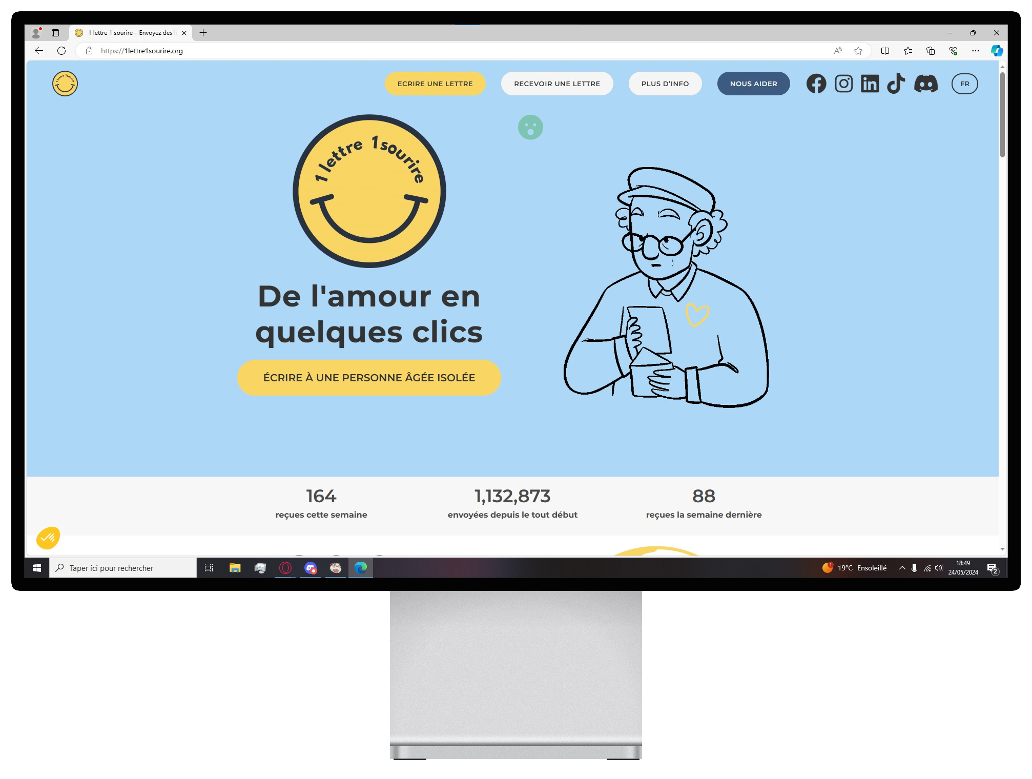Image du site 1 Lettre 1 Sourire